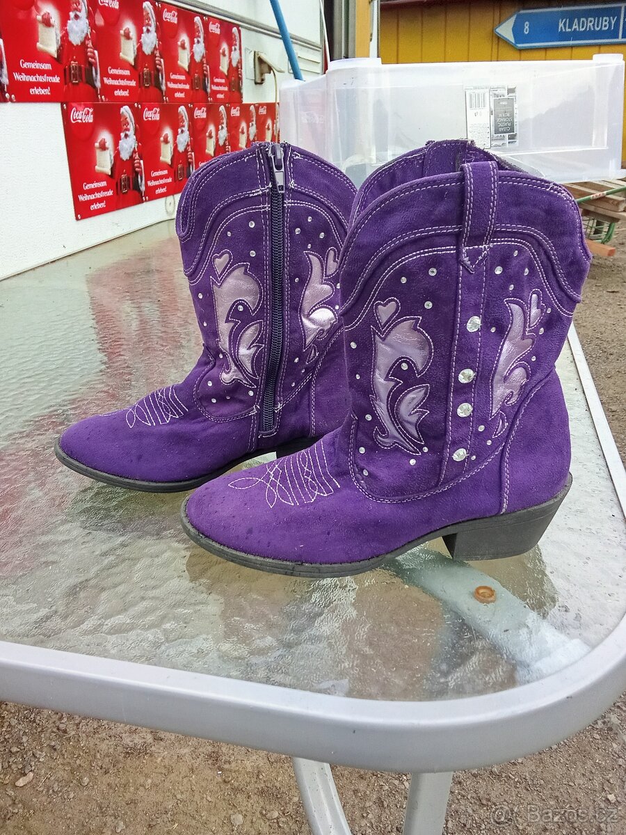 Dětské kovbojské botky - 3