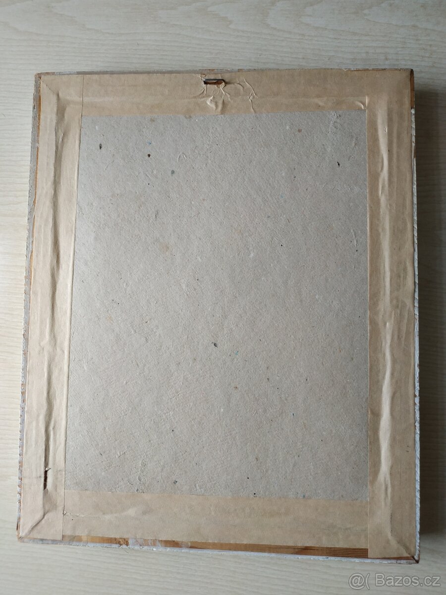 Historický portrét – pastel na kartonu, originál - 3