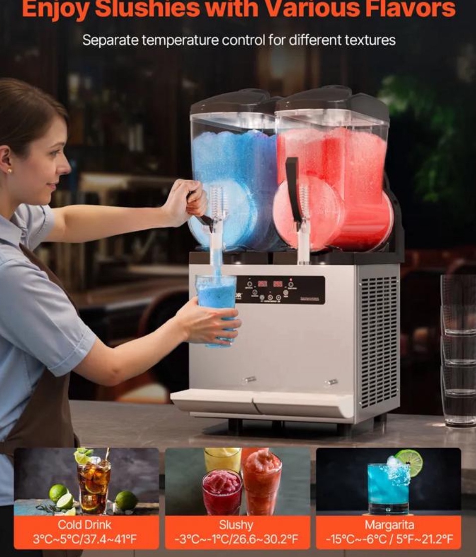 Nový nerozbalený stroj na ledovou tříšť VEVOR - 3