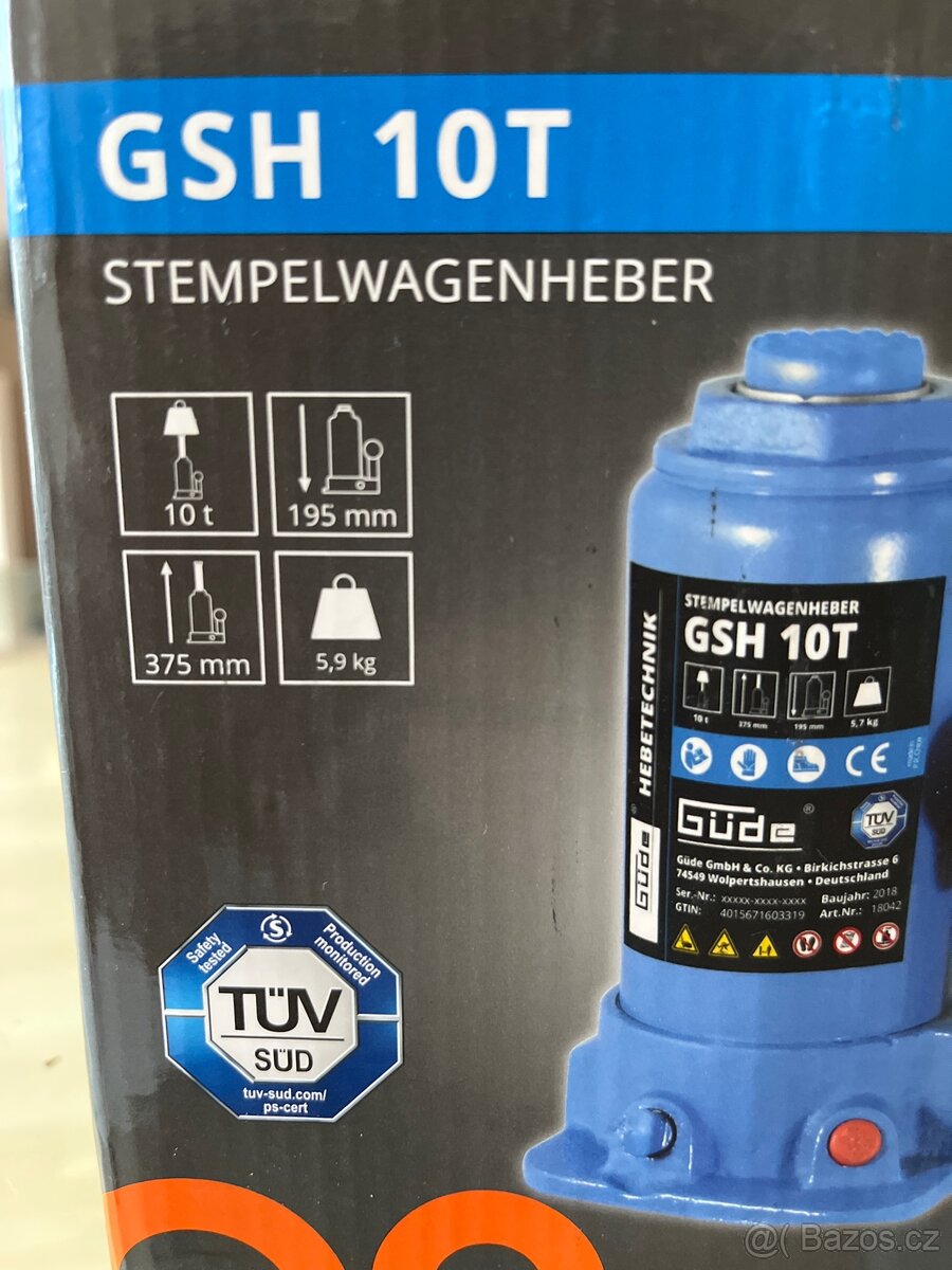 Pístový hydraulický zvedák- panenka - 3