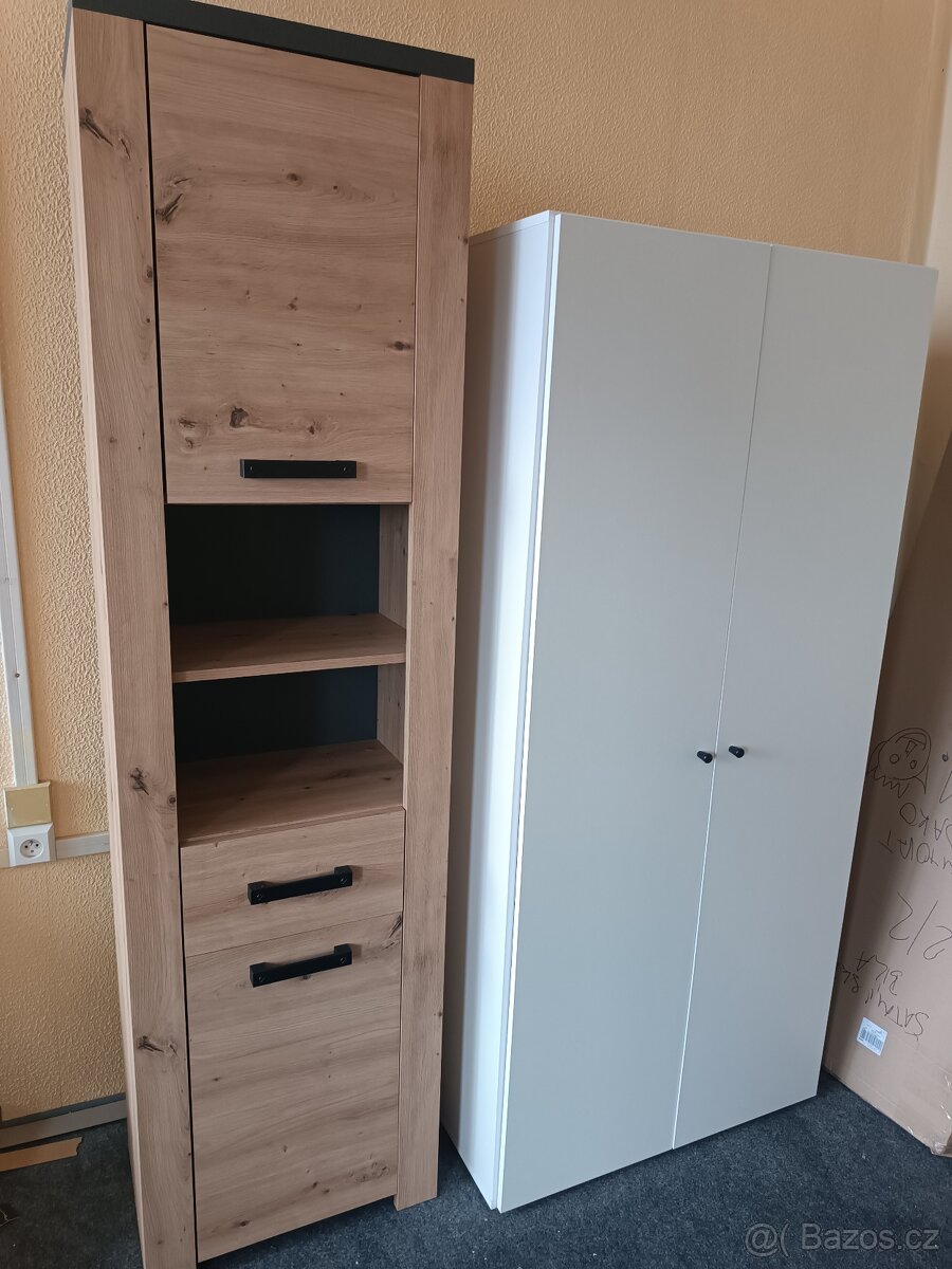 Šatní skříň bílá - nová - 3