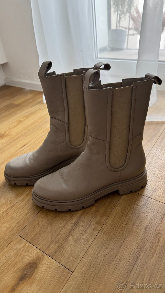 Chelsea boty vysoké vel. 42 béžové - MJUS Beatrix - 3