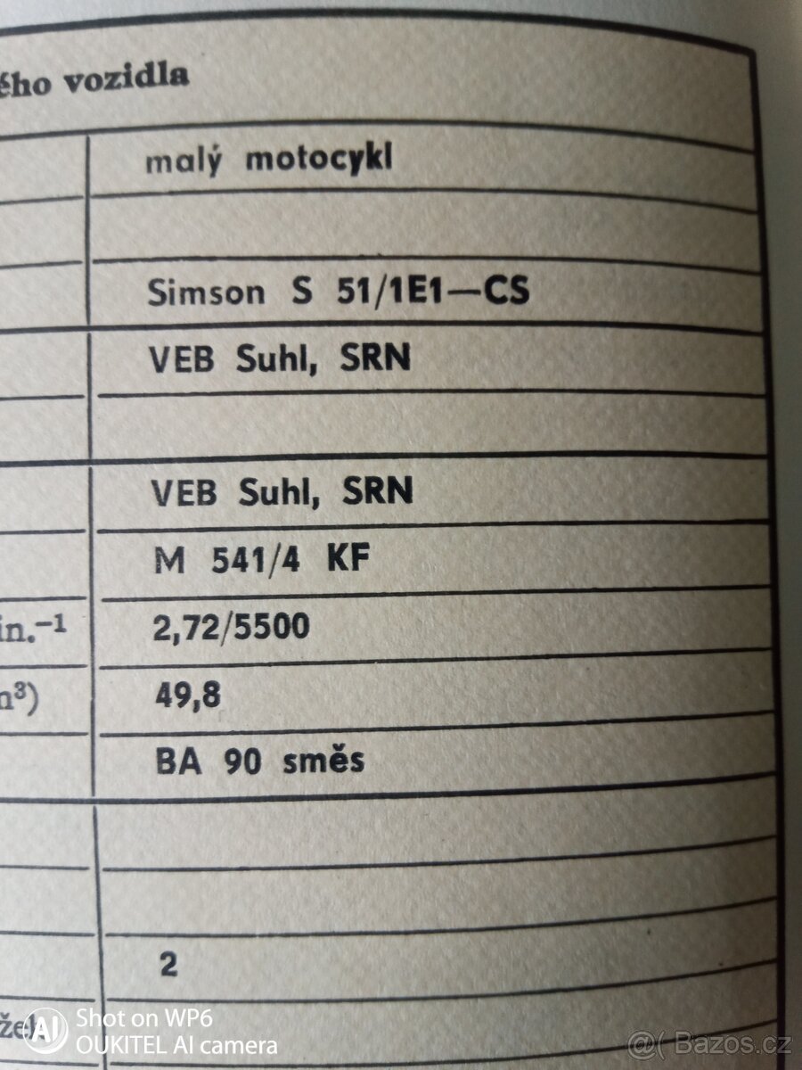 Prodám Simson S51 enduro