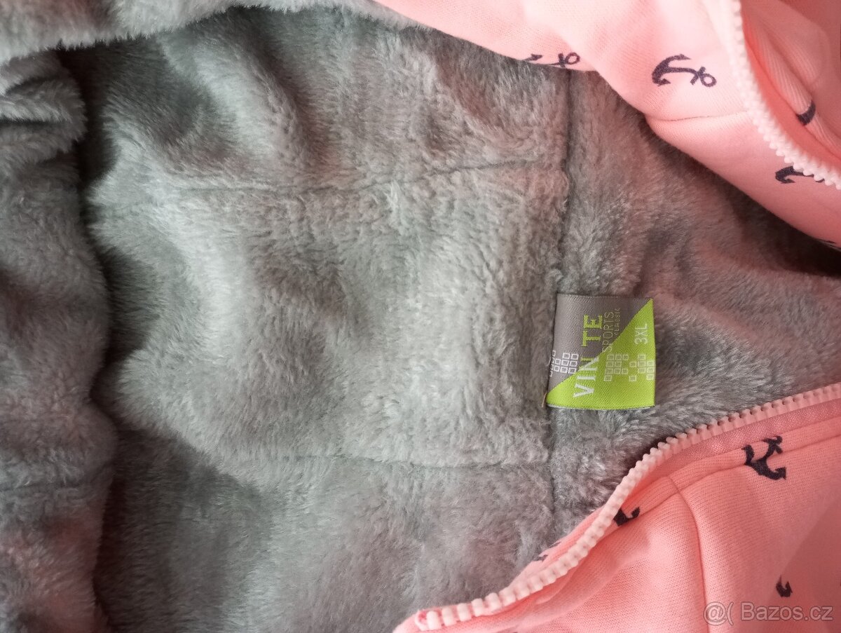 Teplá mikina a bunda 3XL - 3