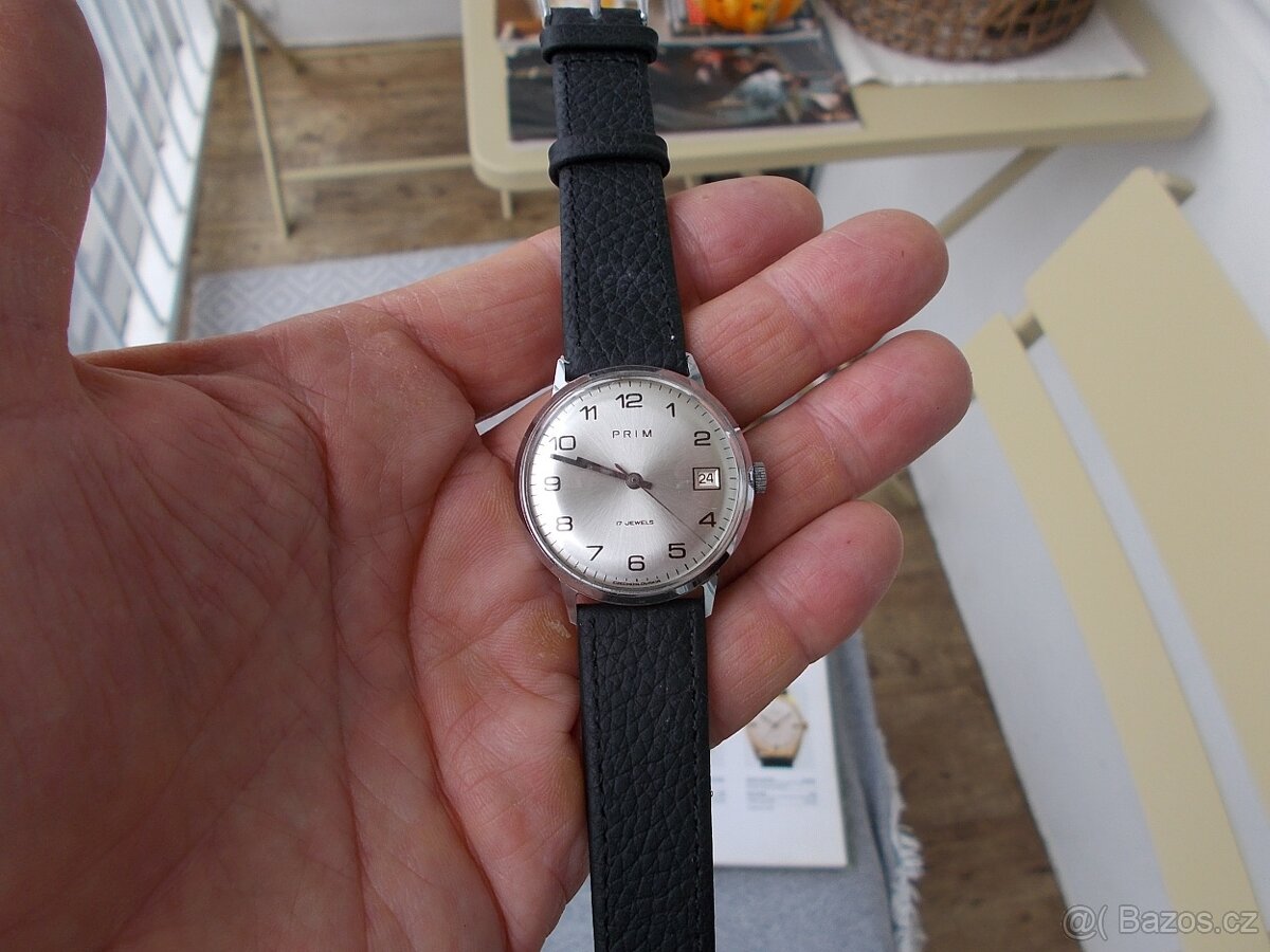 mene vidane luxusni hodinky prim rok 1973 top kus funkcni - 3