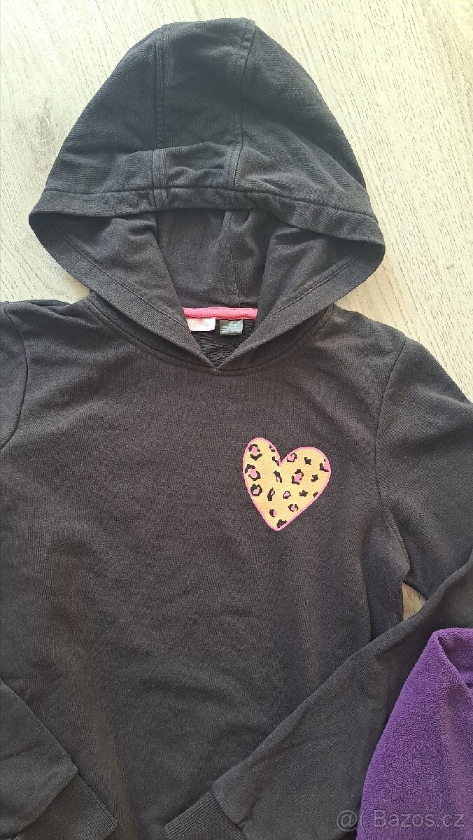 Dívčí mikiny 158-164/cena za vše - 3