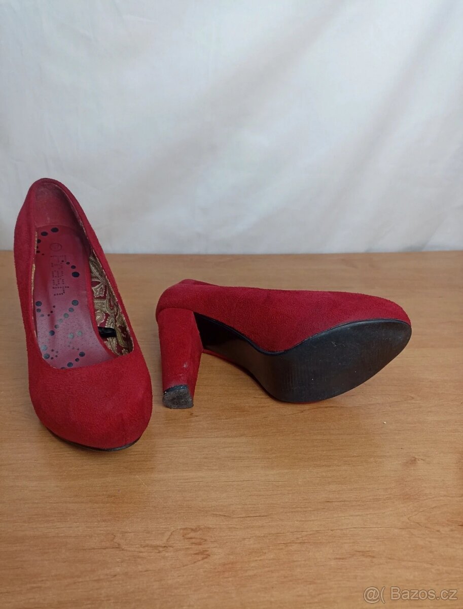 Lodičky červené - 3