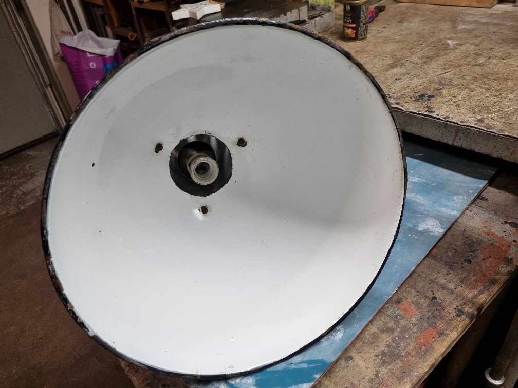 Stará INDRUSTIÁLNÍ lampa TYP 24125 ( 125W ) ... 16ks - 3