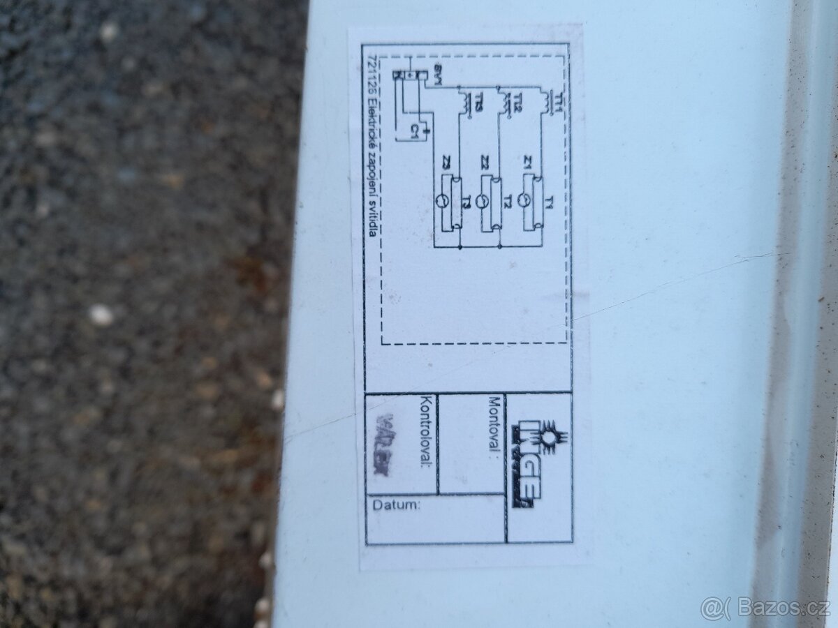 Zářivkové těleso. - 3