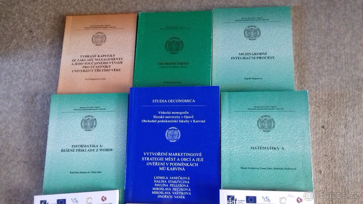 Skripta, učebnice, Slezská univerzita,Obchodně podnikatelská - 3