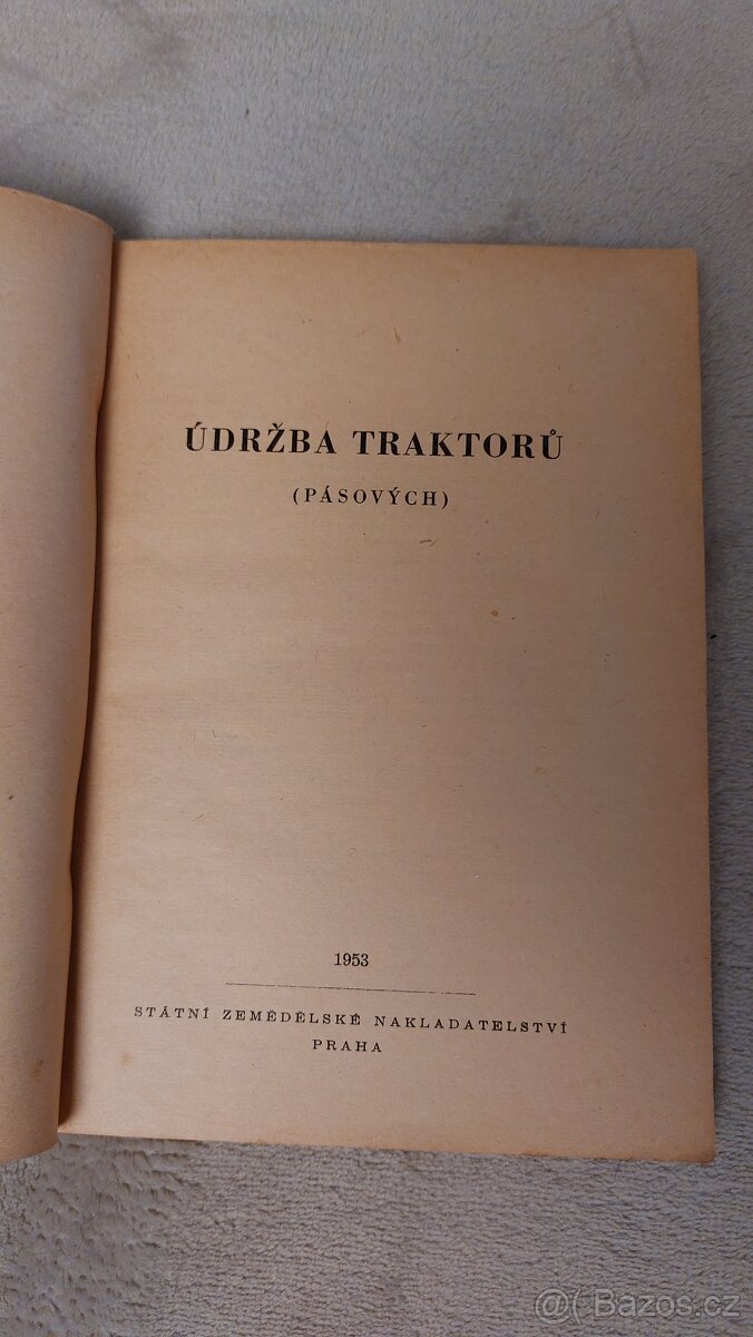 Údržba traktorů pásových rok 1953 - 3