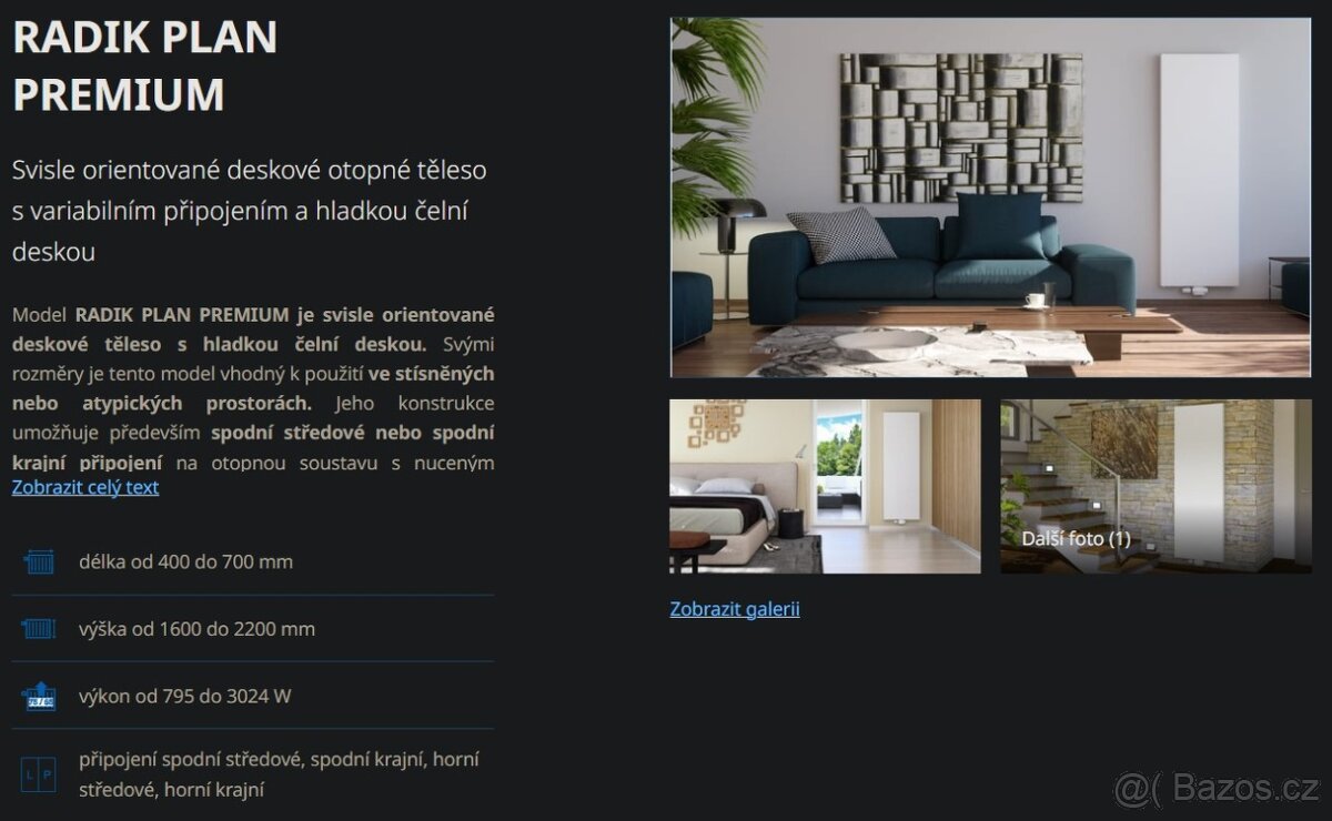 Radiátory RADIK PLAN PREMIUM - 3