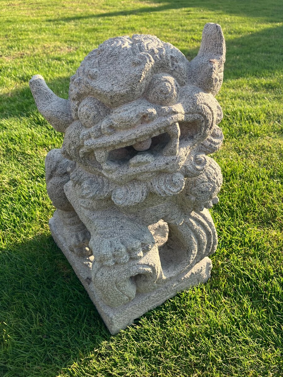 Čínský pes 2ks - dekorace před vchod - 3