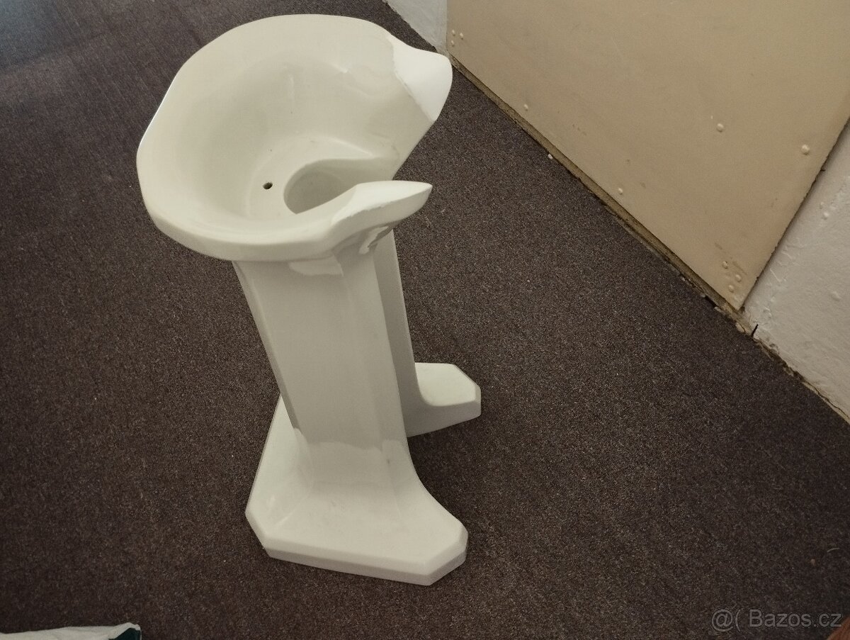 Keramická noha k umyvadlu retro - 3