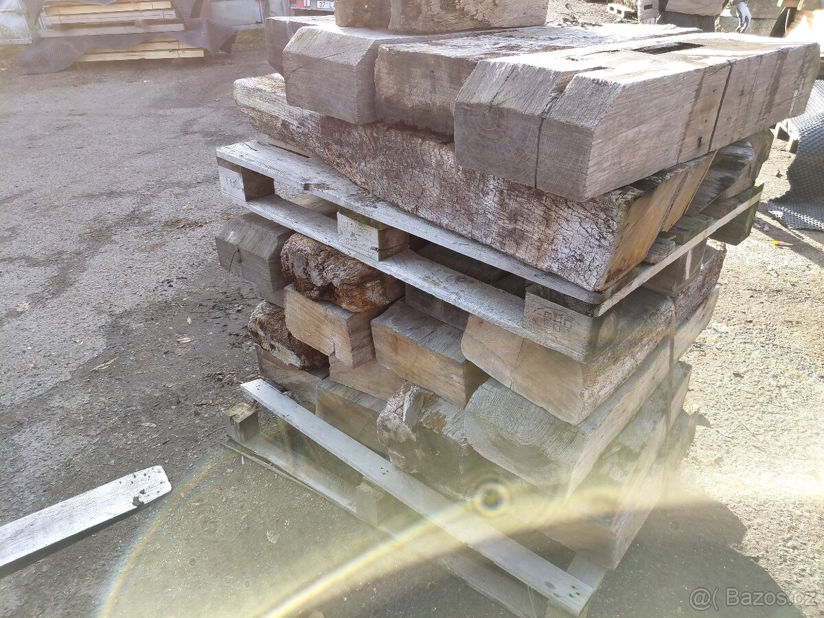 Prodám staré dubové trámy a fošny - 3