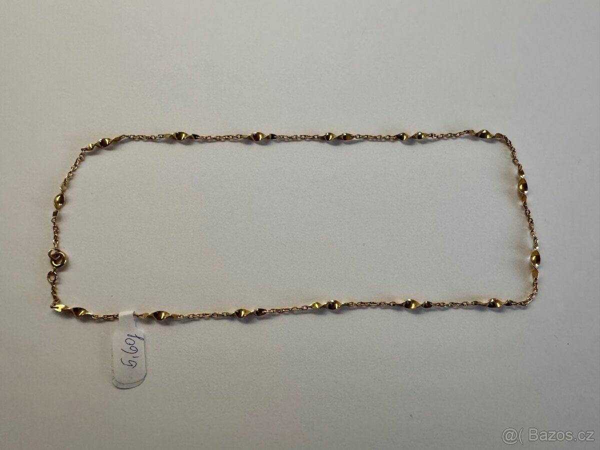 Zlatý dámský řetízek 14K, 5,60 g - 3