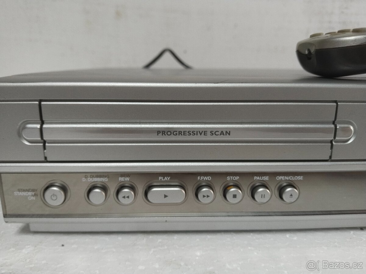 Philips DVP3100V, 6 hlav, HIFI stereo DVD a VHS Combo video - 3