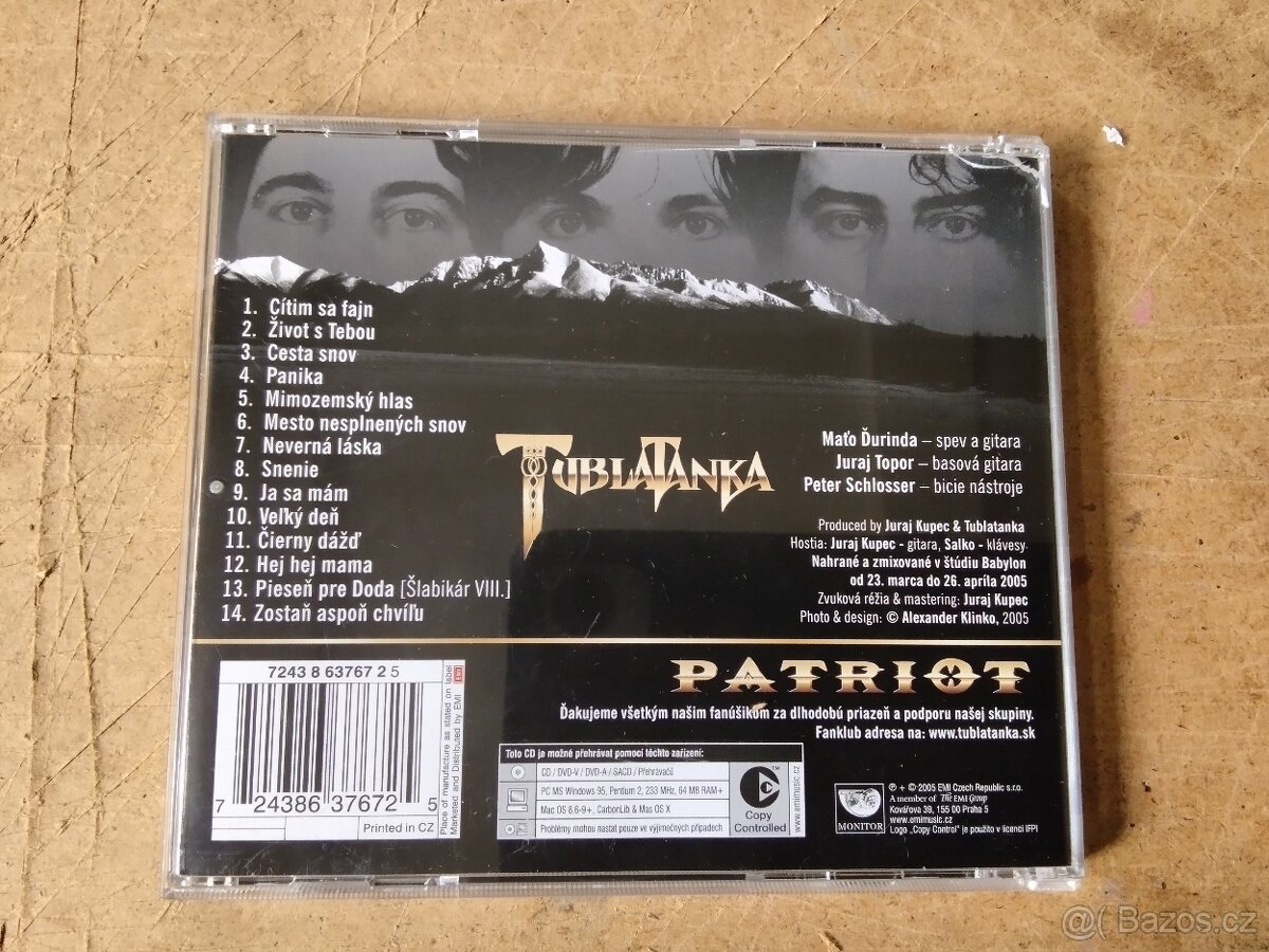 CD Tublatanka – Patriot - 3