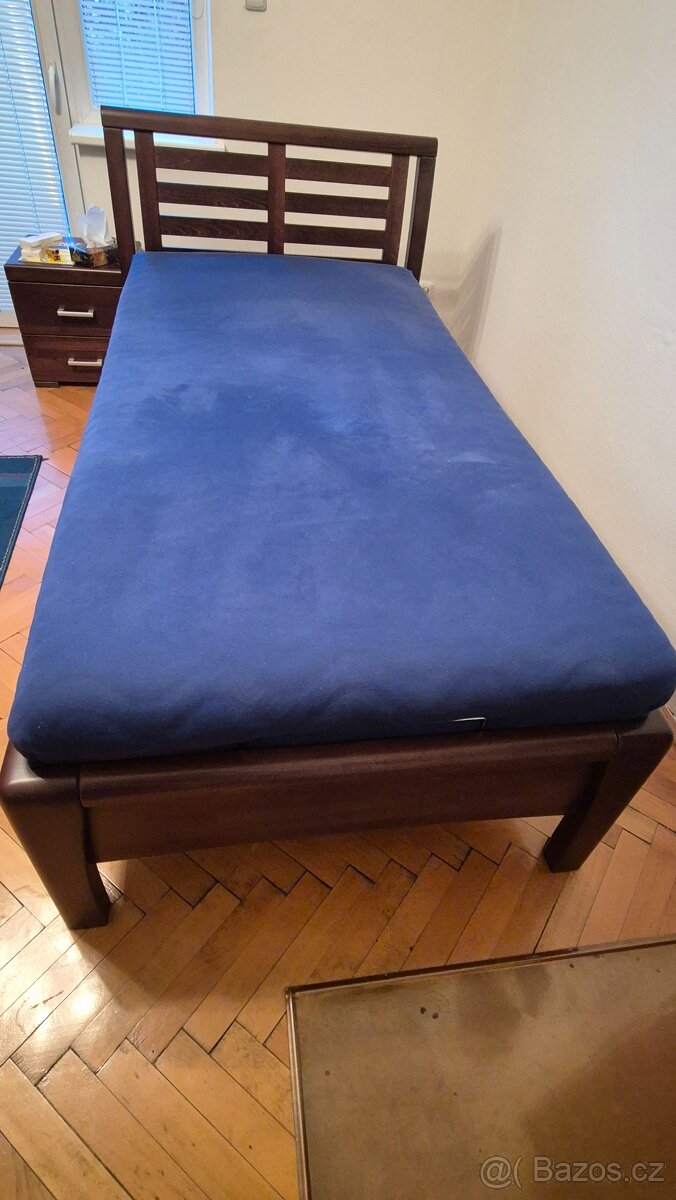 Elektrická polohovací postel s dálkovým ovladačem a matrací - 3