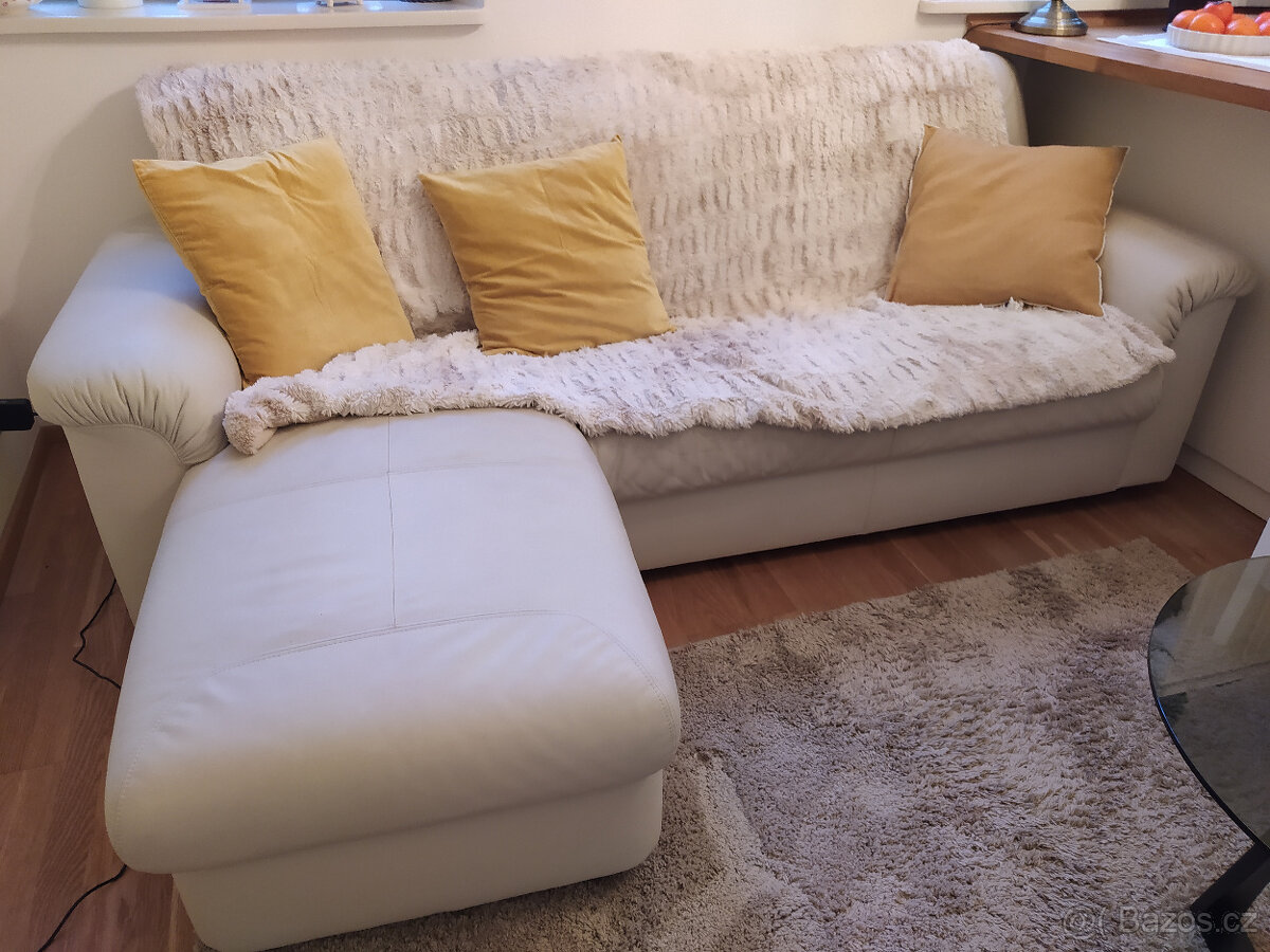 Kožená sedačka (pravá kůže) - 3