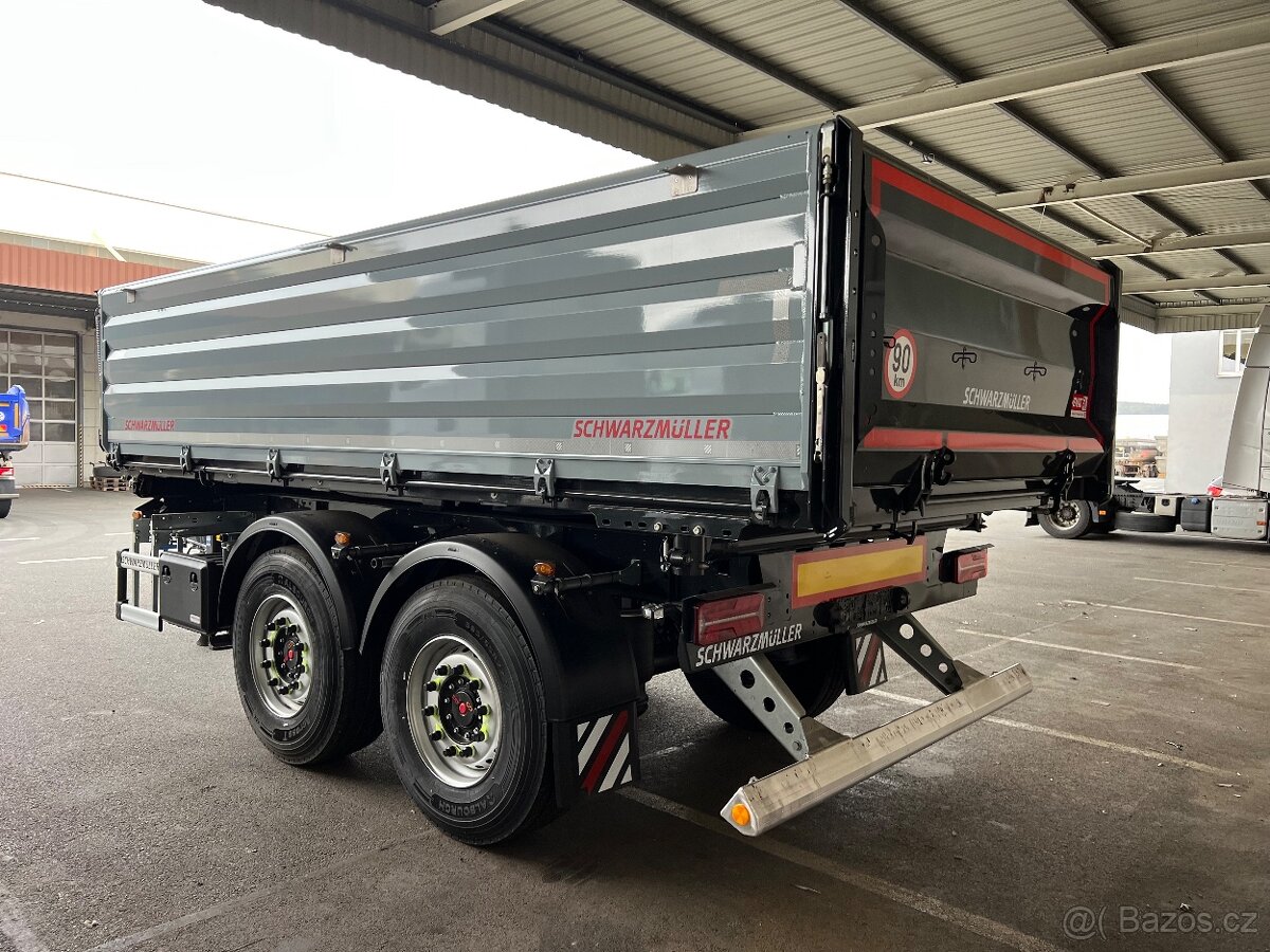 Schwarzmuller TKA 2-A 3 stranný tandemový sklápěcí přívěs - 3