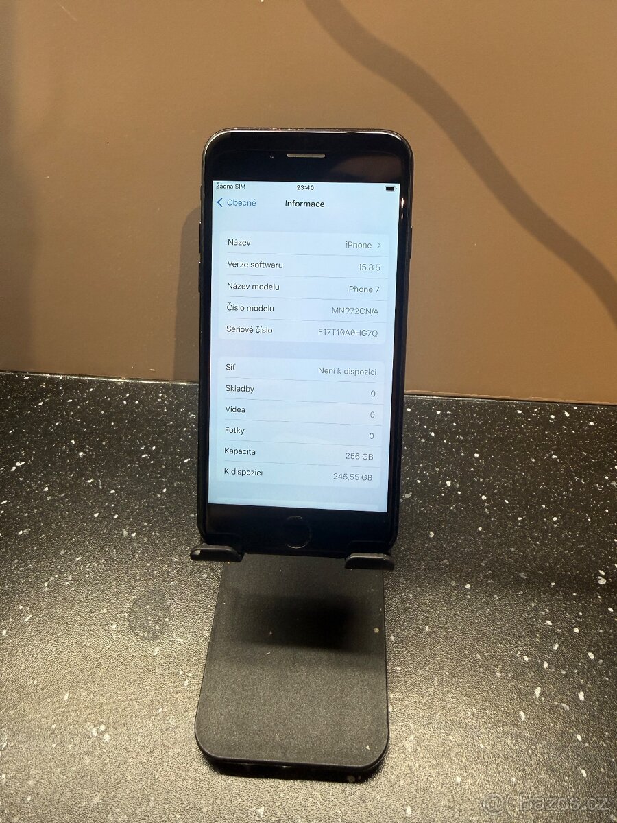 Apple iPhone 7 – 256 GB, baterie 100 % - 3