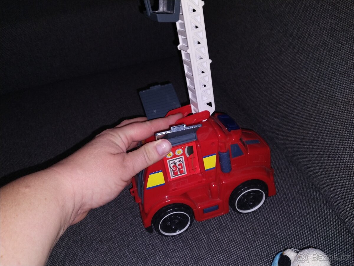 Dětská hračka hasičské auto co bliká a hraje - 3