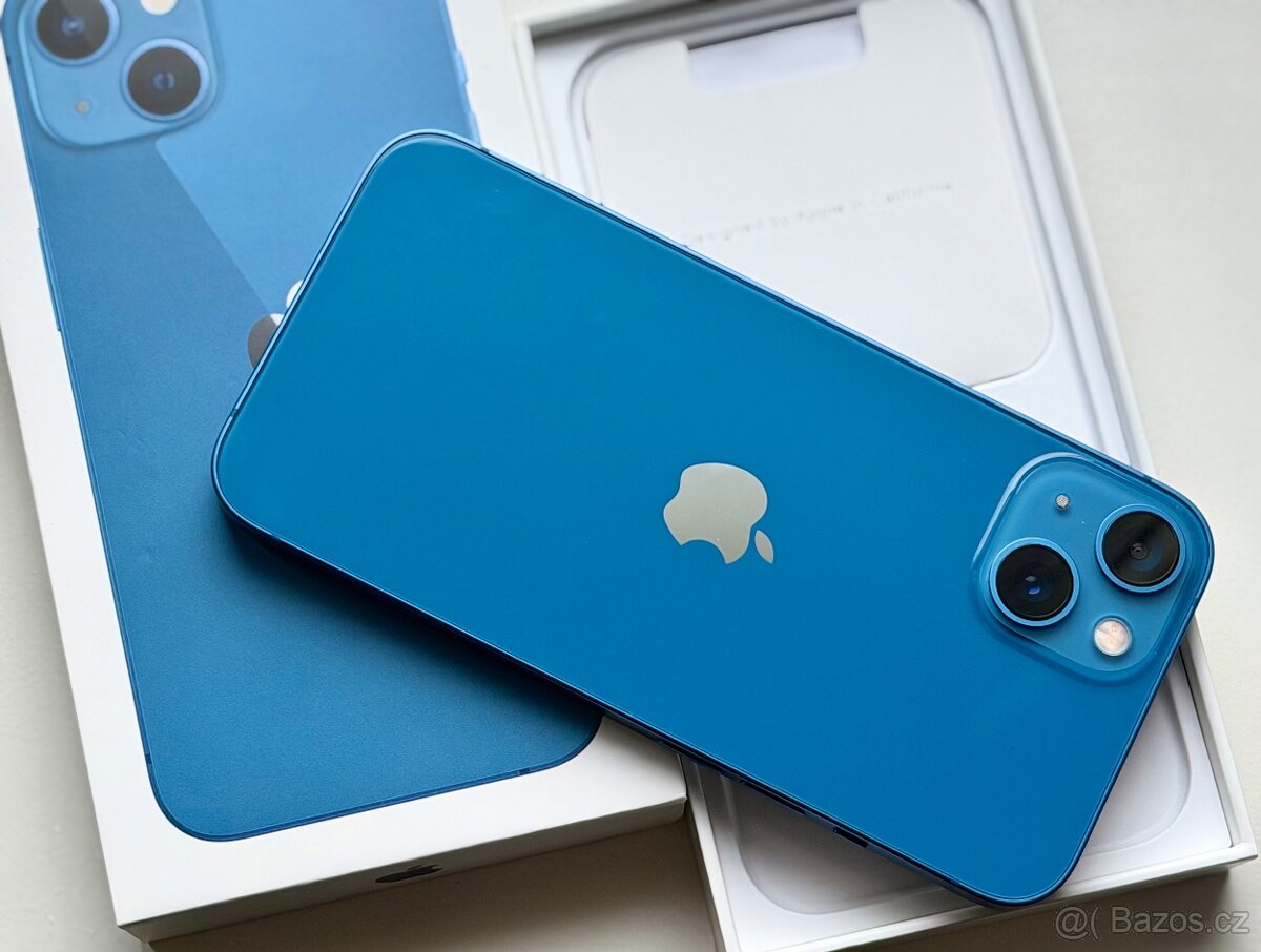 iPhone 13 Blue BATERIE 100% TOP - 3