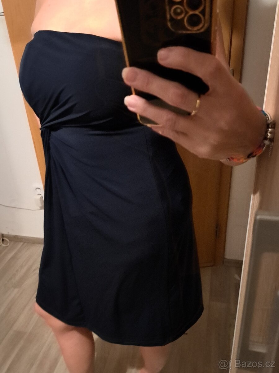 10) modré společenské a plesové šaty Esprit vel.36 - 3