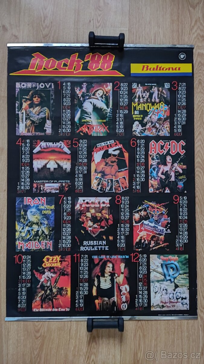 Plakáty skupiny Europe, W.A.S.P. a Rock 88 - 3