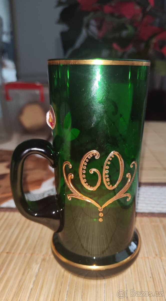 Váza a sklenice z noboborského skla - 3