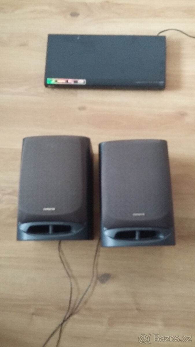 prodám skříńku na hifi věž  repro AIWA   DVD LG - 3