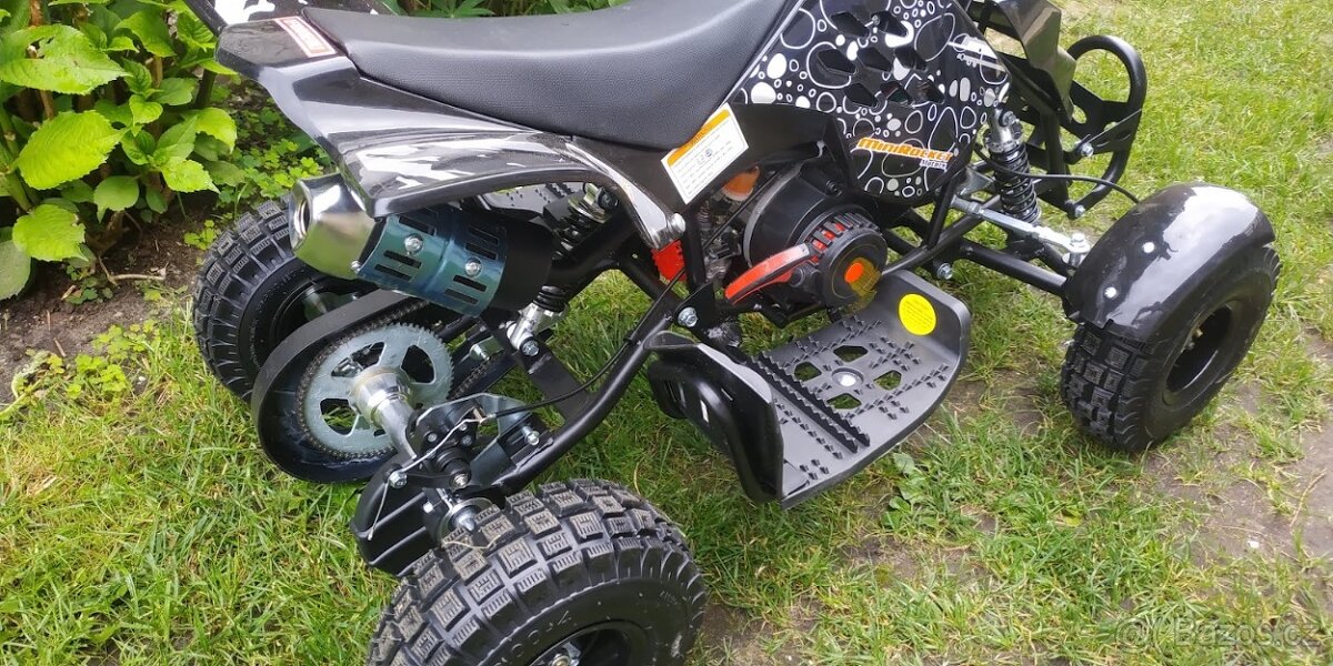 Nová modrá benzinová čtyřkolka 49ccm