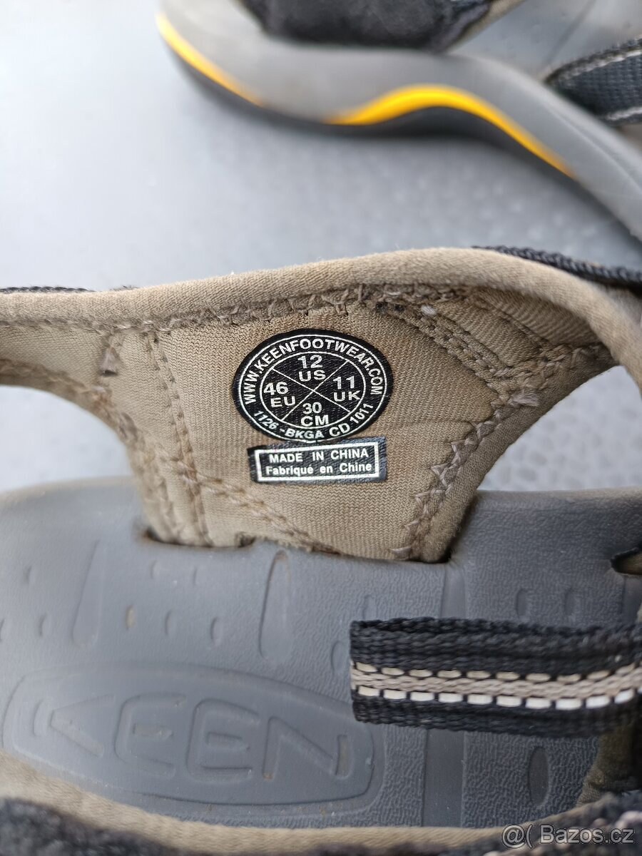 Pánské sandály - Keen, černé, UK11, EUR46 - 3