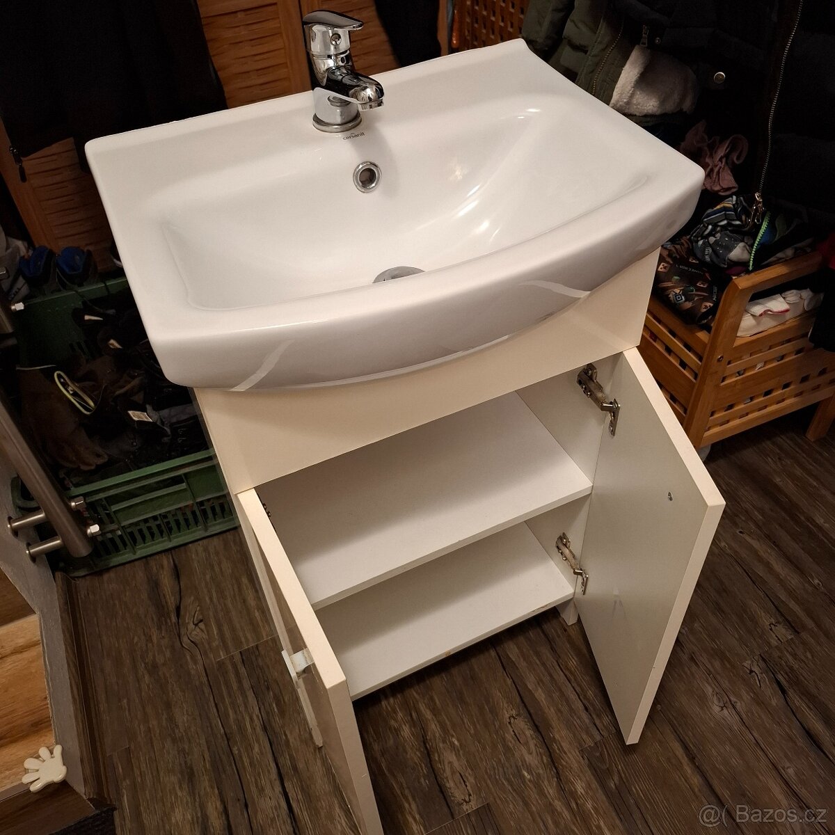 Prodám umyvadlo 50cm včetně skŕíňky Cersanit - 3