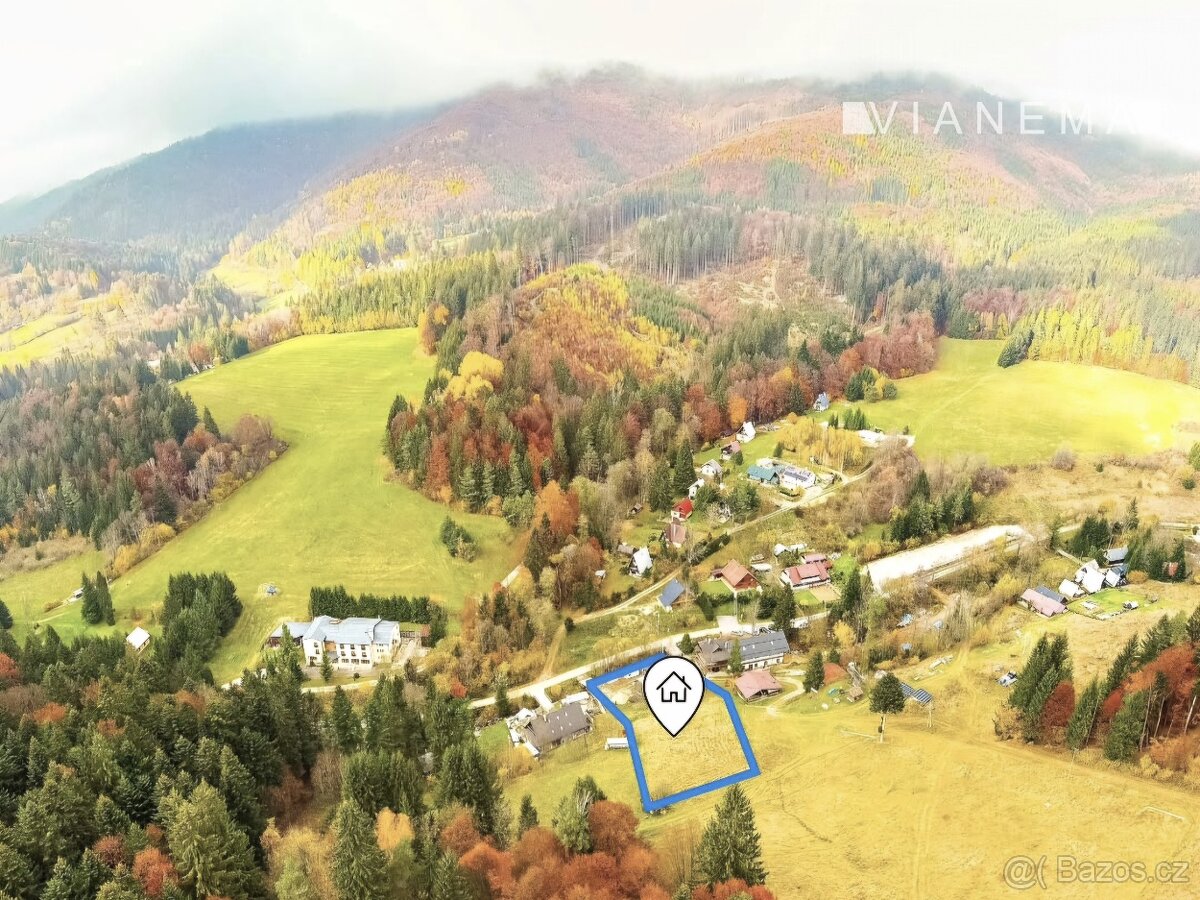 POUZE U NÁS Stavební pozemek s výhledem-SKI Čertov - 3