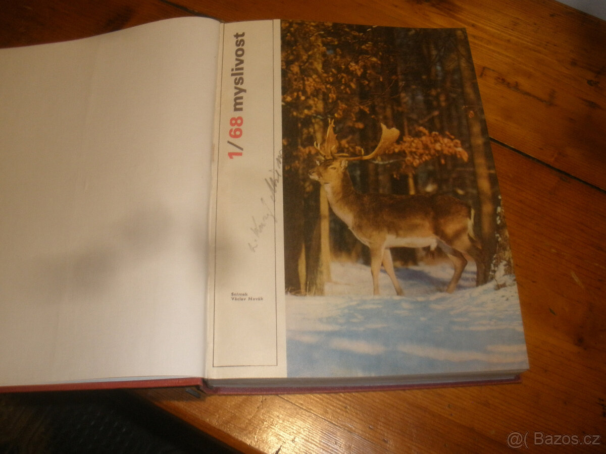 Myslivost ,svázaný ročník 1968 - 3