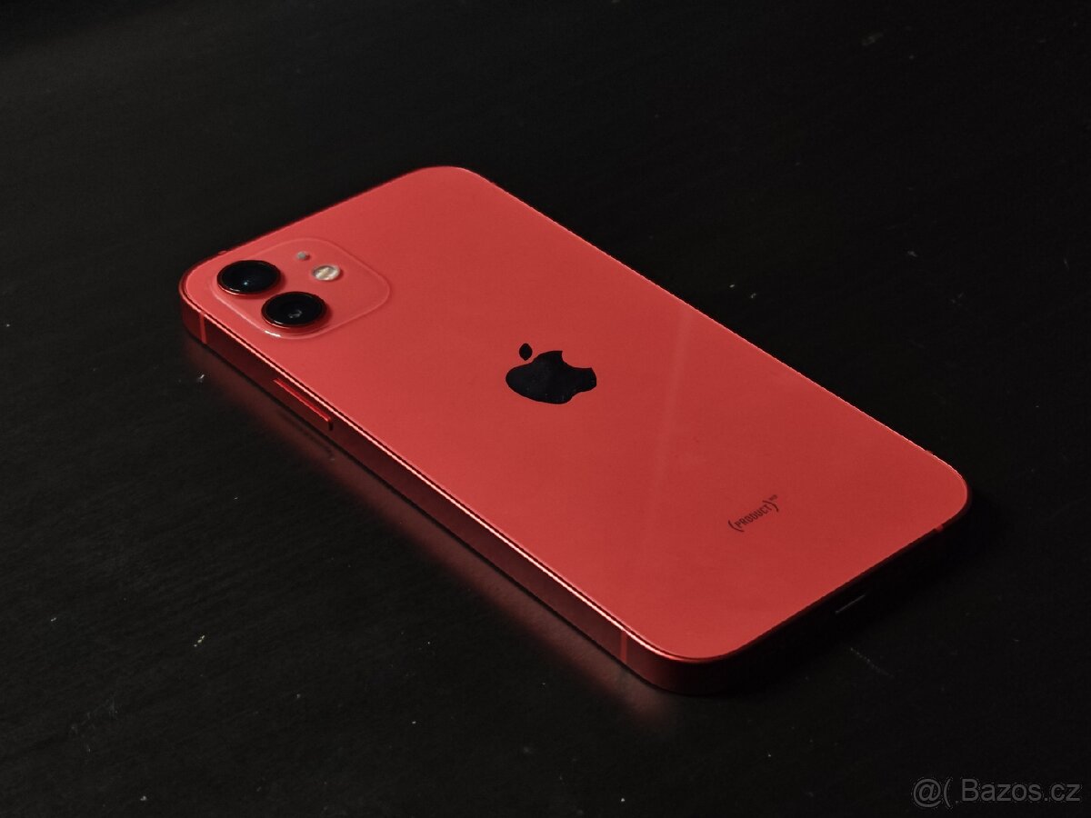 iPhone 12 128gb red + obaly - 3
