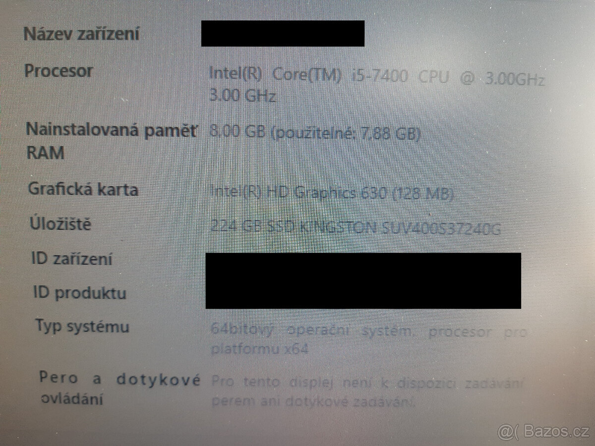 SLEVA - MB ASUS Prime B250M-K + Intel i5 7400 + chladič - 3