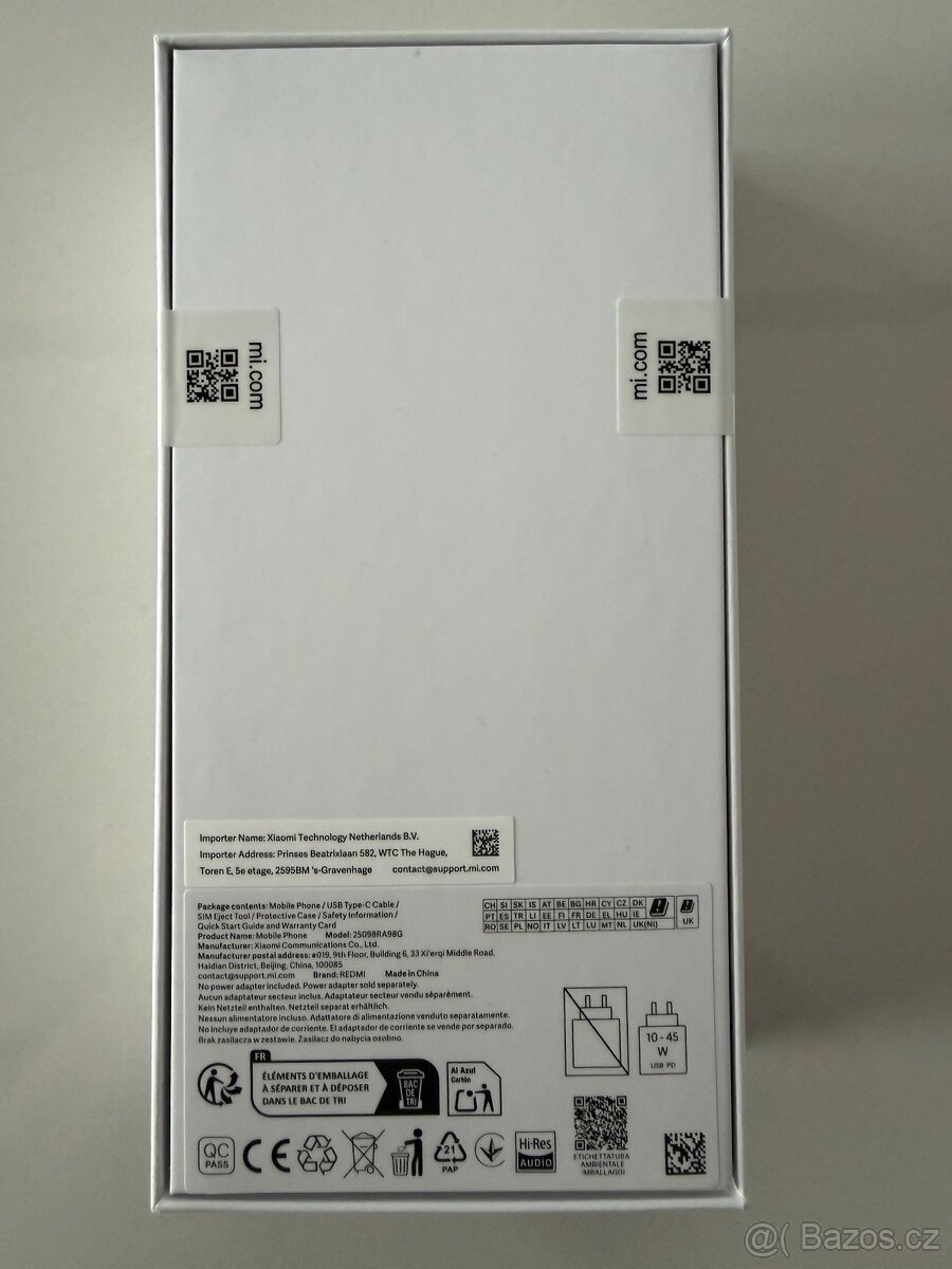 Xiaomi Redmi Note 15 5G 256GB - Černý - NOVÝ - 3