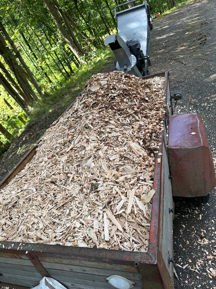 Dřevní štěpky-listnaté dřevo - 3