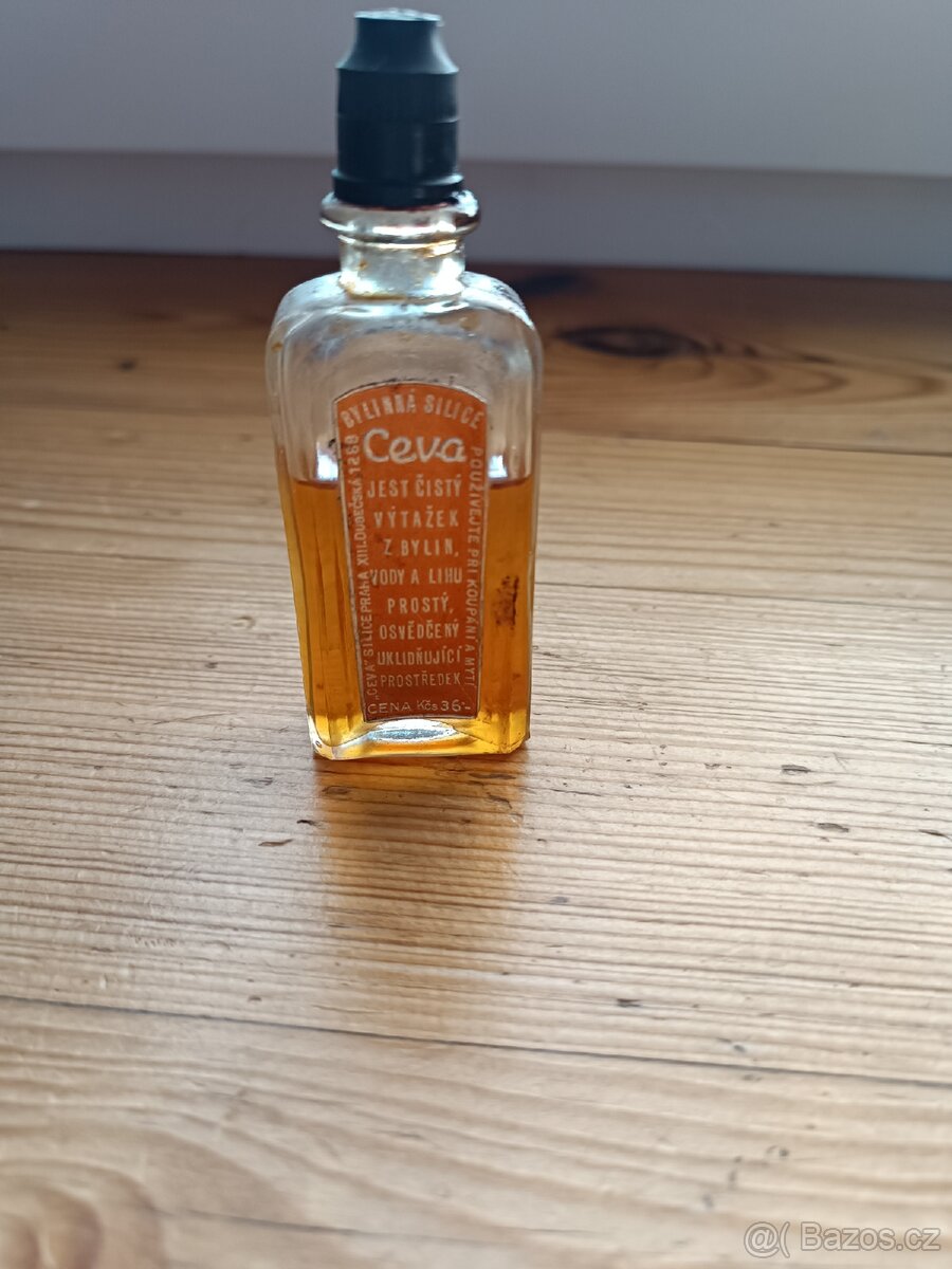 Retro starý bylinný přípravek CEVA - 3