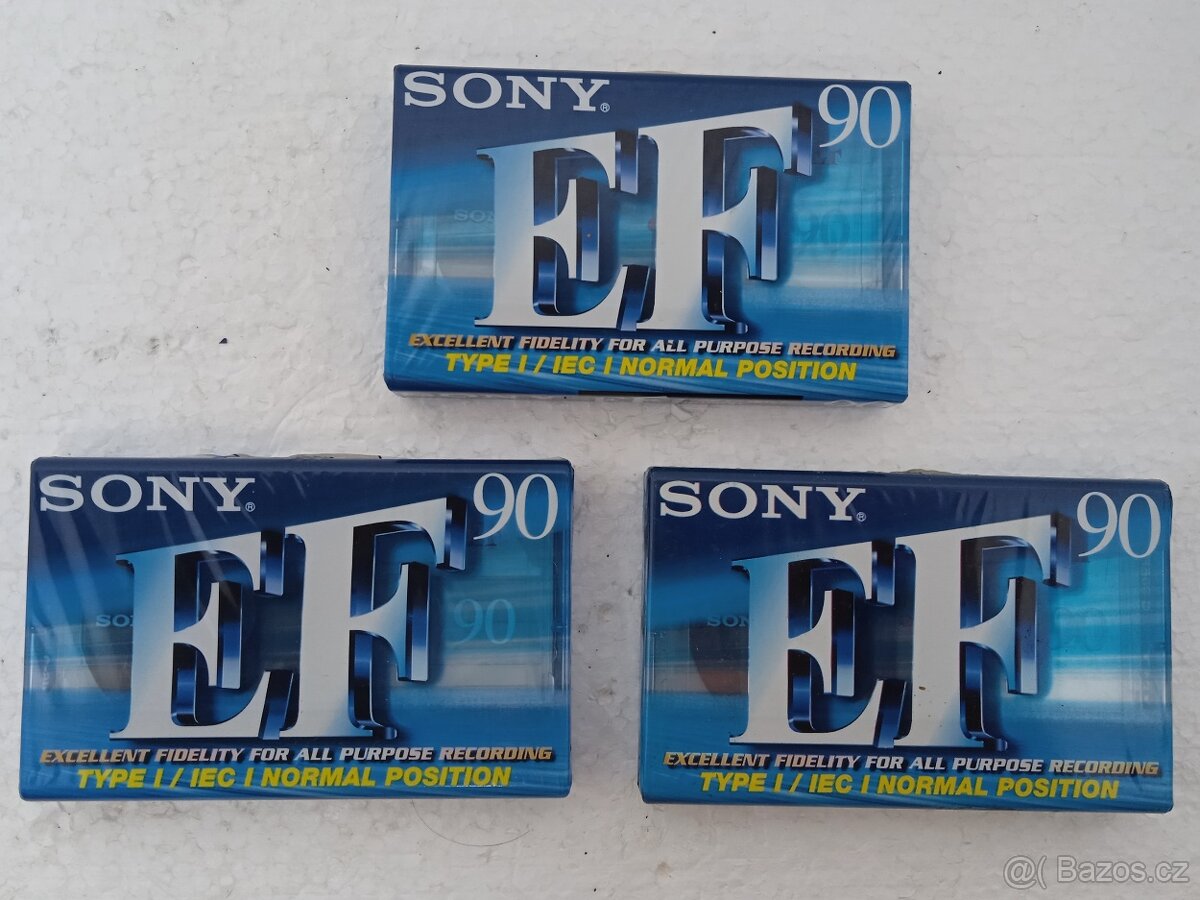 Sony EF90 C-90EFB Retro Audiokazeta - 3