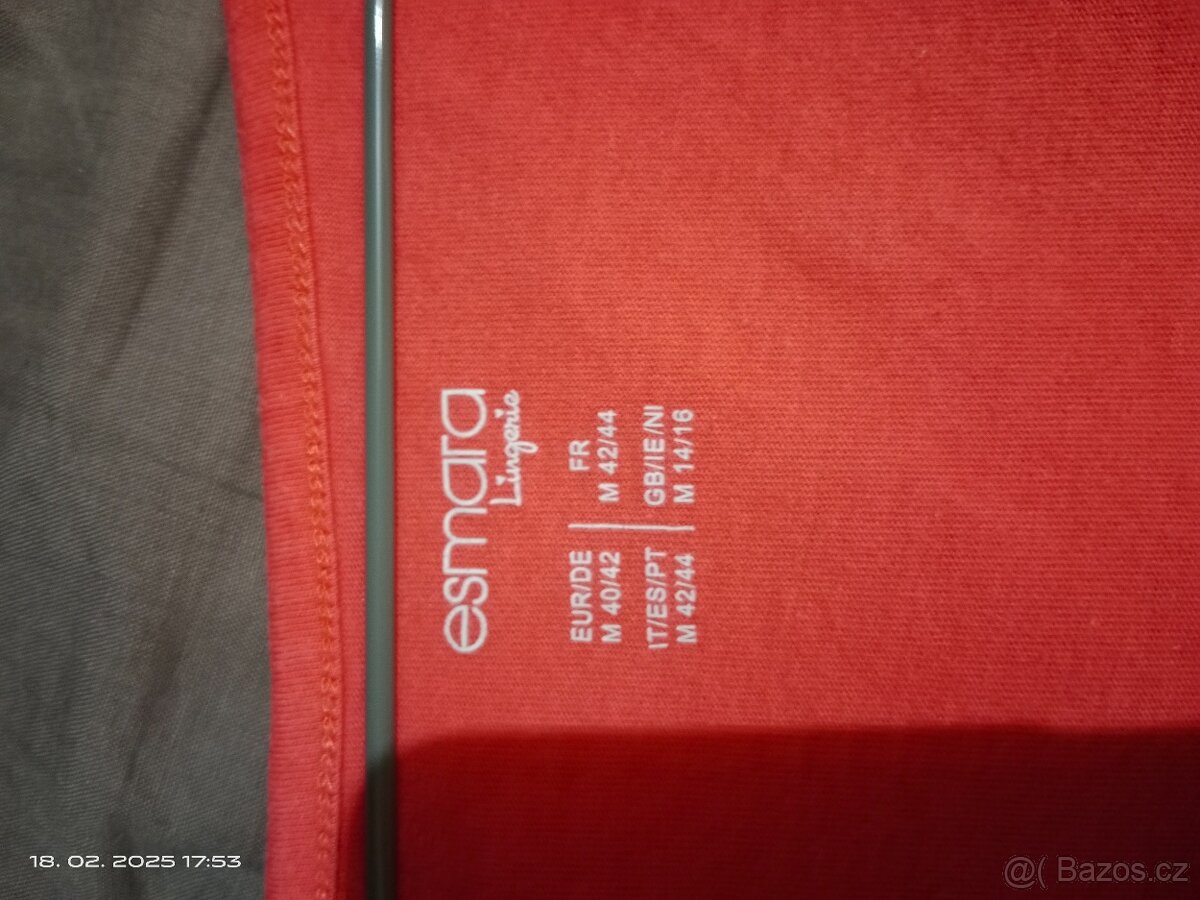 Růžové tílko s mini náprsní kapsičkou - 3