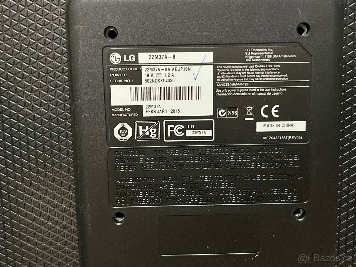 LG LED monitor 21,5" - 3