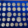 Sada komplet 103ks pamětní mince stříbrné 1947-1993 ČSR+ČSSR - 3