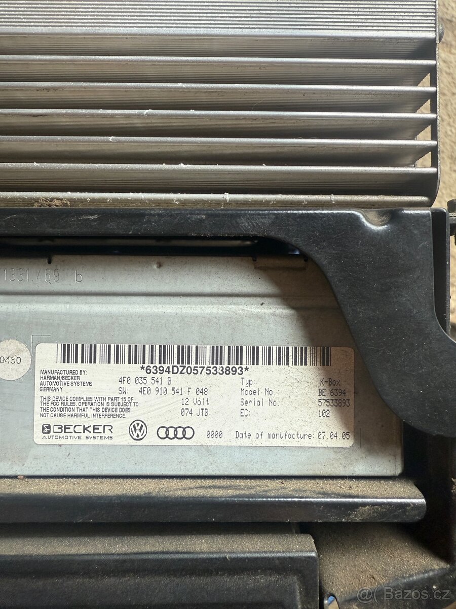 Jednotka DVD navigace Audi A6 C6 (4F) / Q7 / A8 - 3
