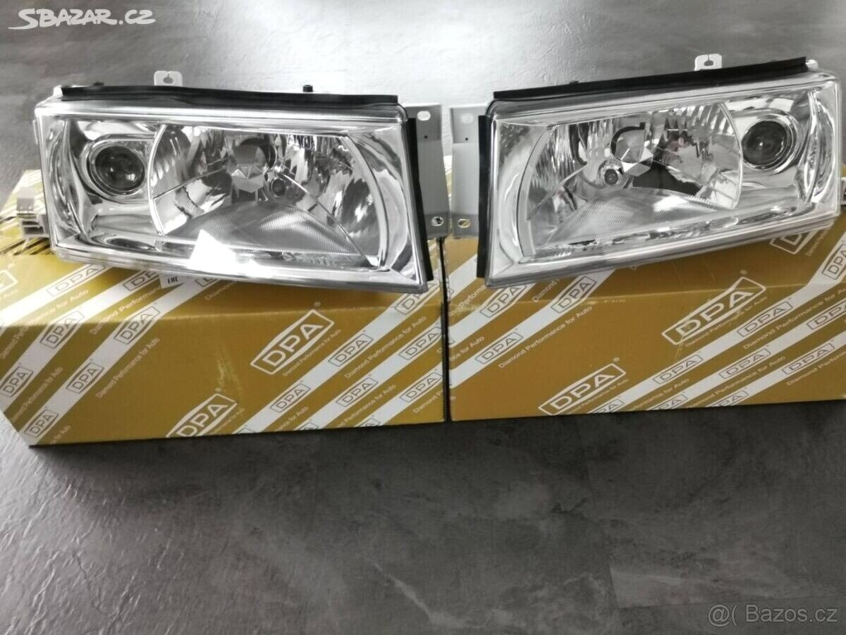 PŘEDNÍ SVĚTLA OCTAVIA 1 / ČIRÁ / KOMPLETNÍ / ZASÍLÁME - 3