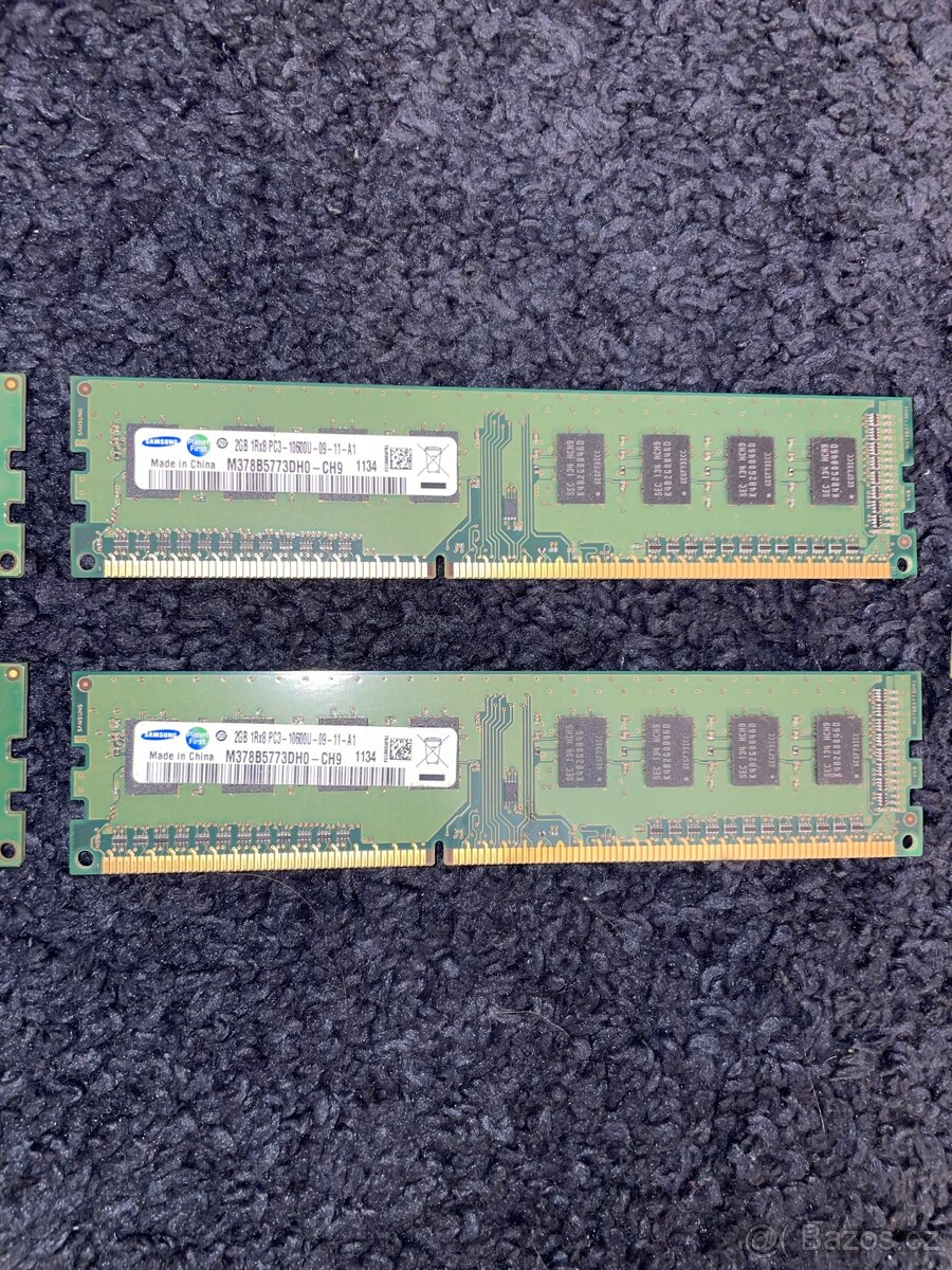 💾 DDR3 RAM – 16GB set (5 modulů) – Kingston + Samsung - 3