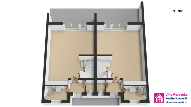 Prodej rodinného domu s dvěmy byty 3+kk, 214 m², Břeclav - C - 3